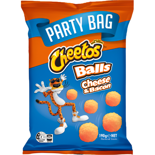 CHEETOS CHEESE & BACON BALLS 190G
