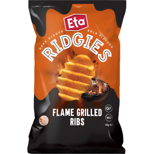 RIDGIES FLAME GRILLED RIBS 140G