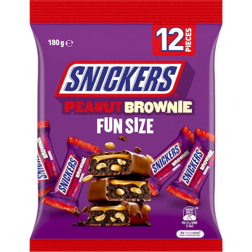 SNICKERS BROWNIE FUN SIZE 180G