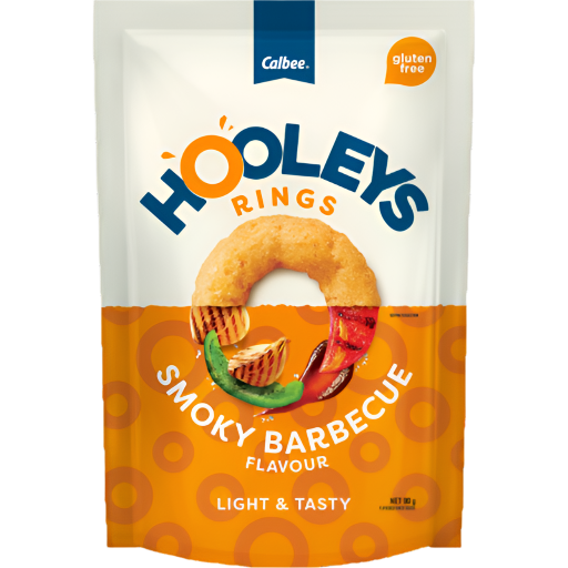 HOOLEYS RINGS SMOKEY BARBECUE 90G