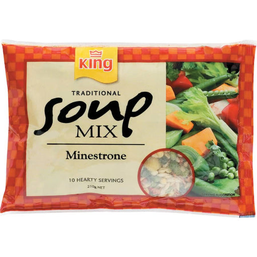 KING SOUP MIX MINESTRONE 210G