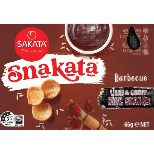 SAKATA SNAKATA RICE SNACKS BBQ 65G