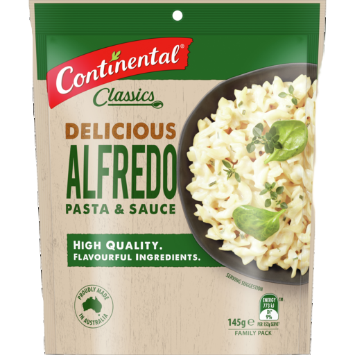 CONTINENTAL PASTA & SAUCE ALFREDO 145G
