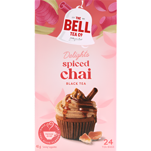 BELL BLACK SPICED CHAI TEA BAGS 24PK