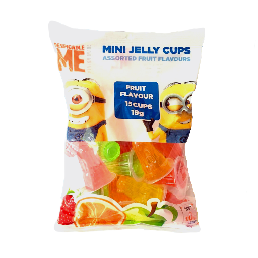 DESPICABLE ME JELLY CUPS 285G