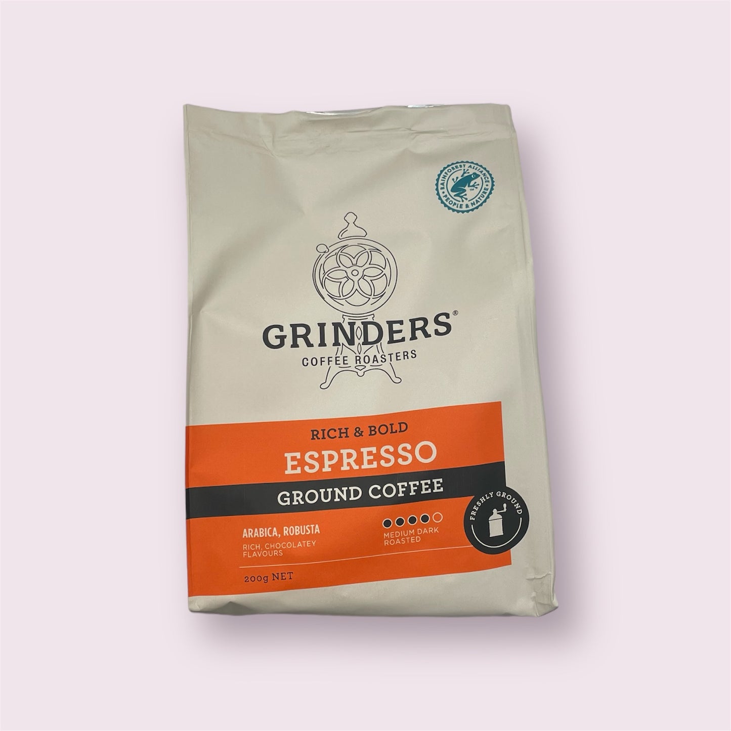 Grinders - Rich & Bold  Ground Espresso 200g