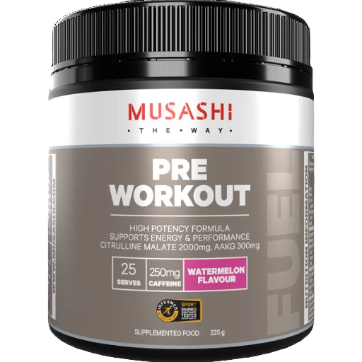 MUSASHI PRE WORKOUT WATERMELON 225G