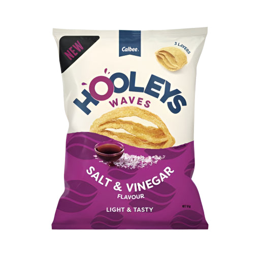 HOOLEYS WAVES SALT & VINEGAR 95G