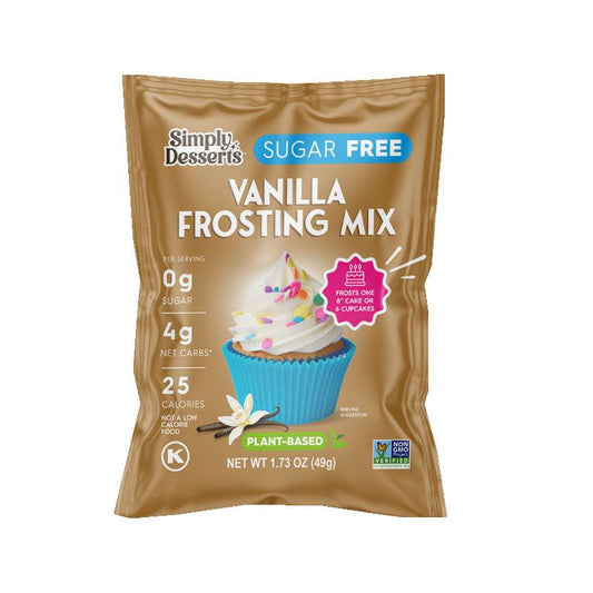 SIMPLY DELISH VANILLA FROSTING MIX 49G