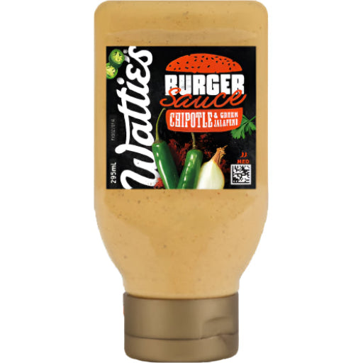 WATTIES SAUCE CHIPOTLE BURGER 295ML