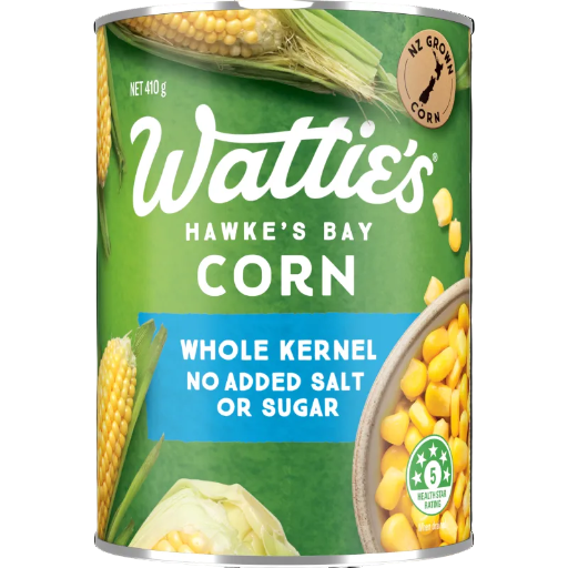 WATTIES CORN WHOLE KERNEL 410G
