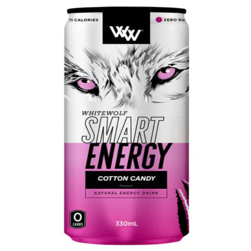 WhiteWolf - Cotton Candy Smart Energy Drink 330ml